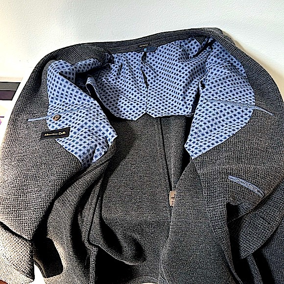 Men's Massimo Dutti Unstructured Knit Blazer! - Picture 5 of 9